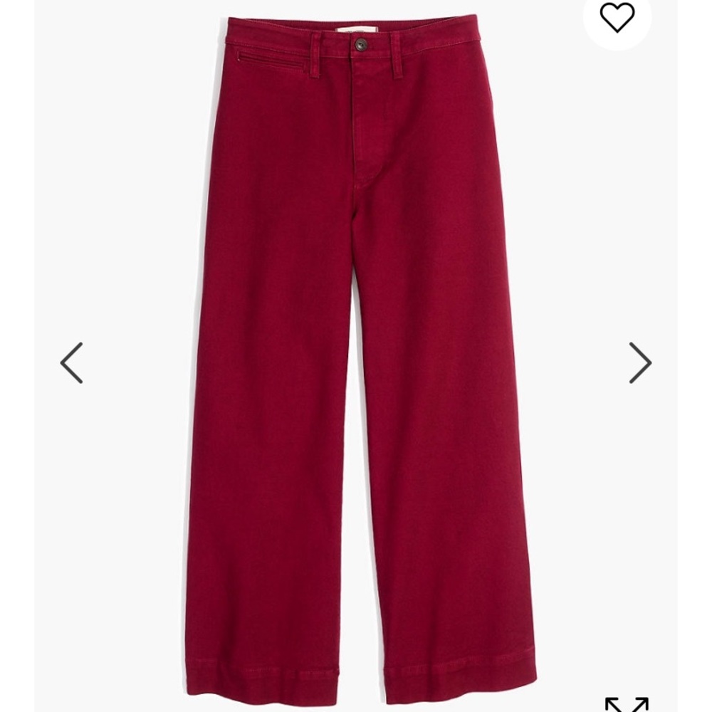 Madewell Emmett Wide Leg Crop Pant